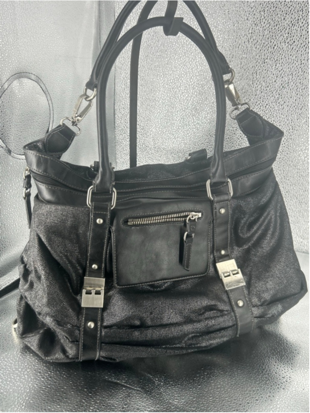 Women's ANA A New Approach Black Shoulder Bag One Size